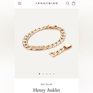 Jenny Bird Henry Anklet - Gold